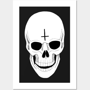 Handsome skull Posters and Art